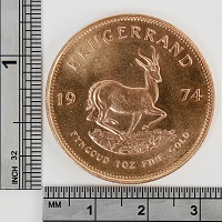 Krugerrand 1 Oz Gold Coin 1974