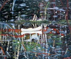 Peter Doig's White Canoe