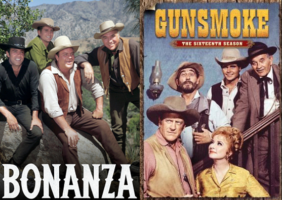 Bonanza vs. Gunsmoke: No black hats here